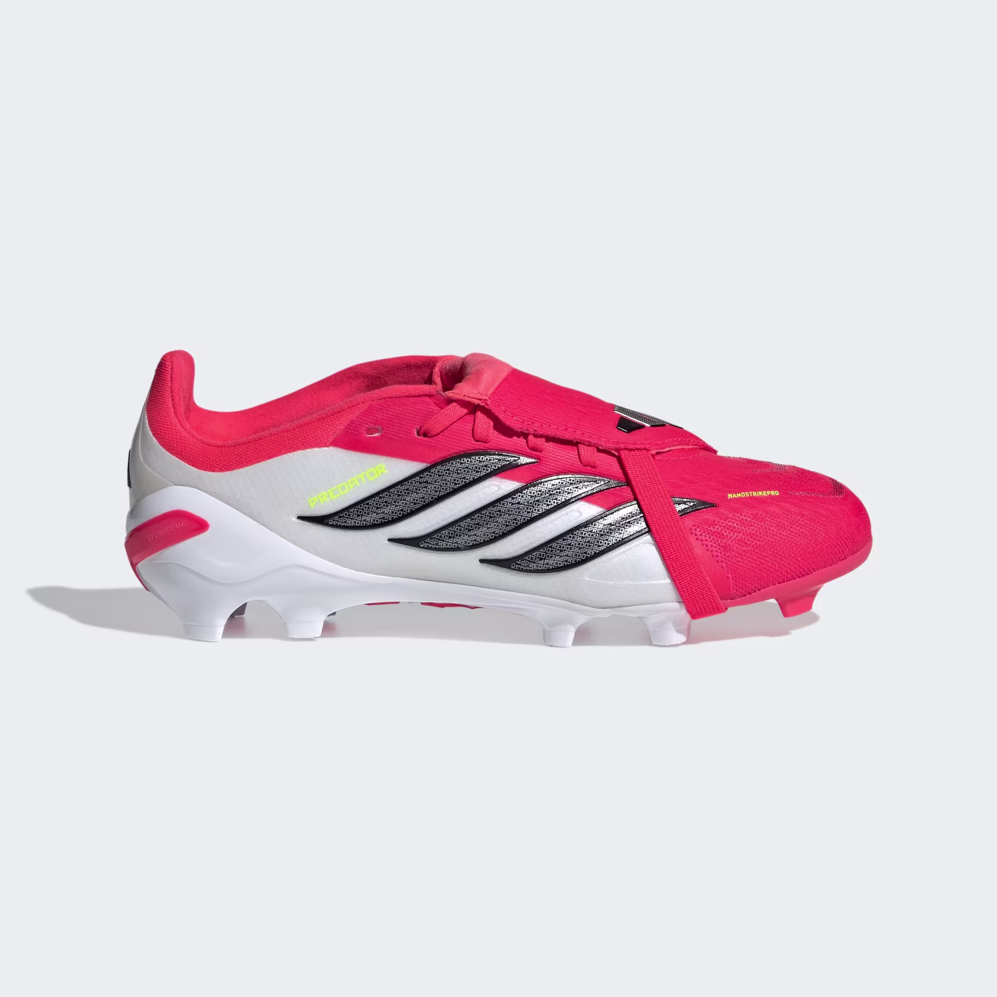 JS0391 B Scarpe calcio ADIDAS PREDATOR ELITE FT FG Junior Lucid Red