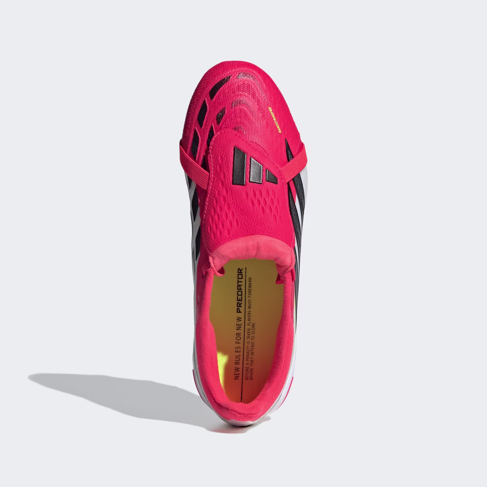 JS0391 C Scarpe calcio ADIDAS PREDATOR ELITE FT FG Junior Lucid Red