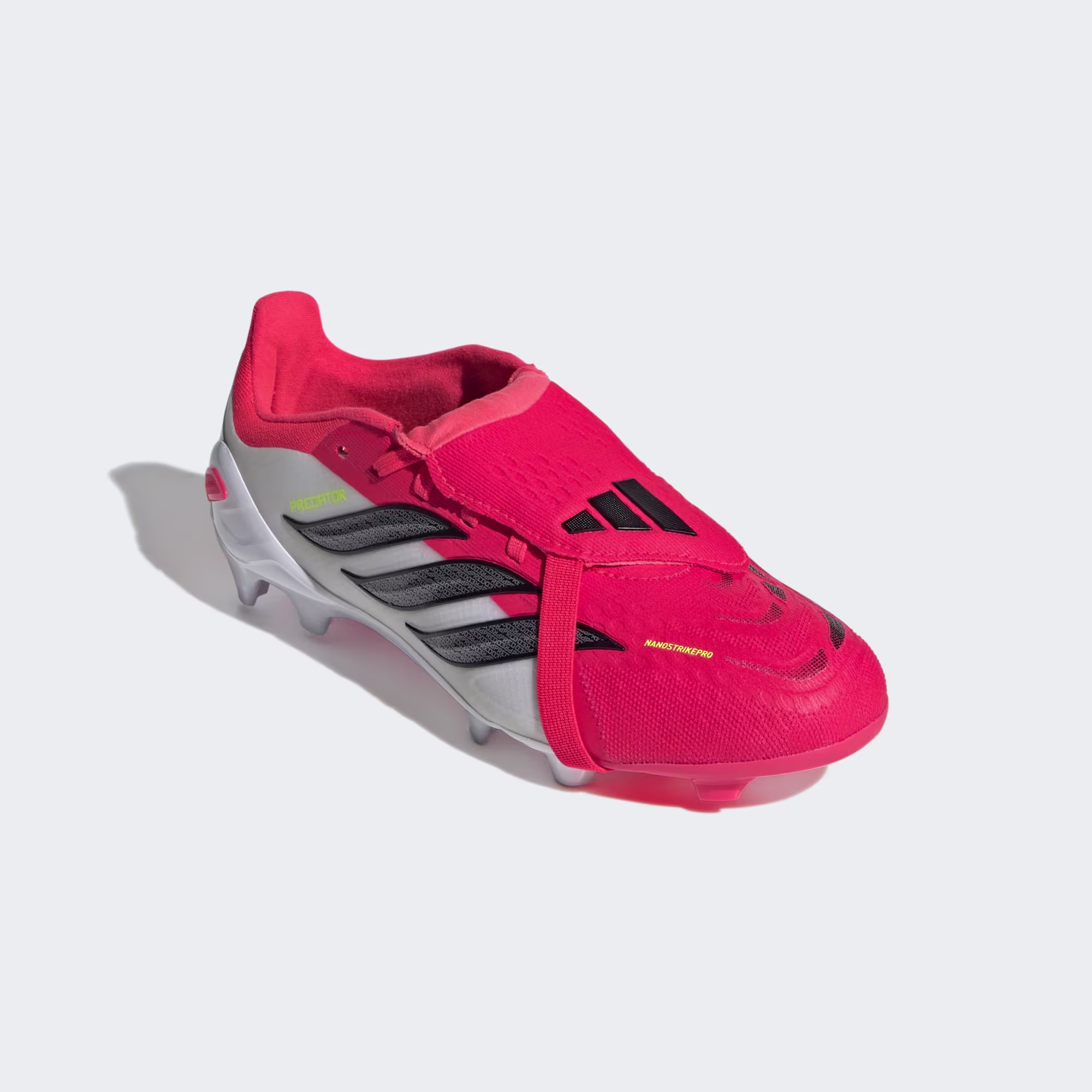 JS0391 E Scarpe calcio ADIDAS PREDATOR ELITE FT FG Junior Lucid Red