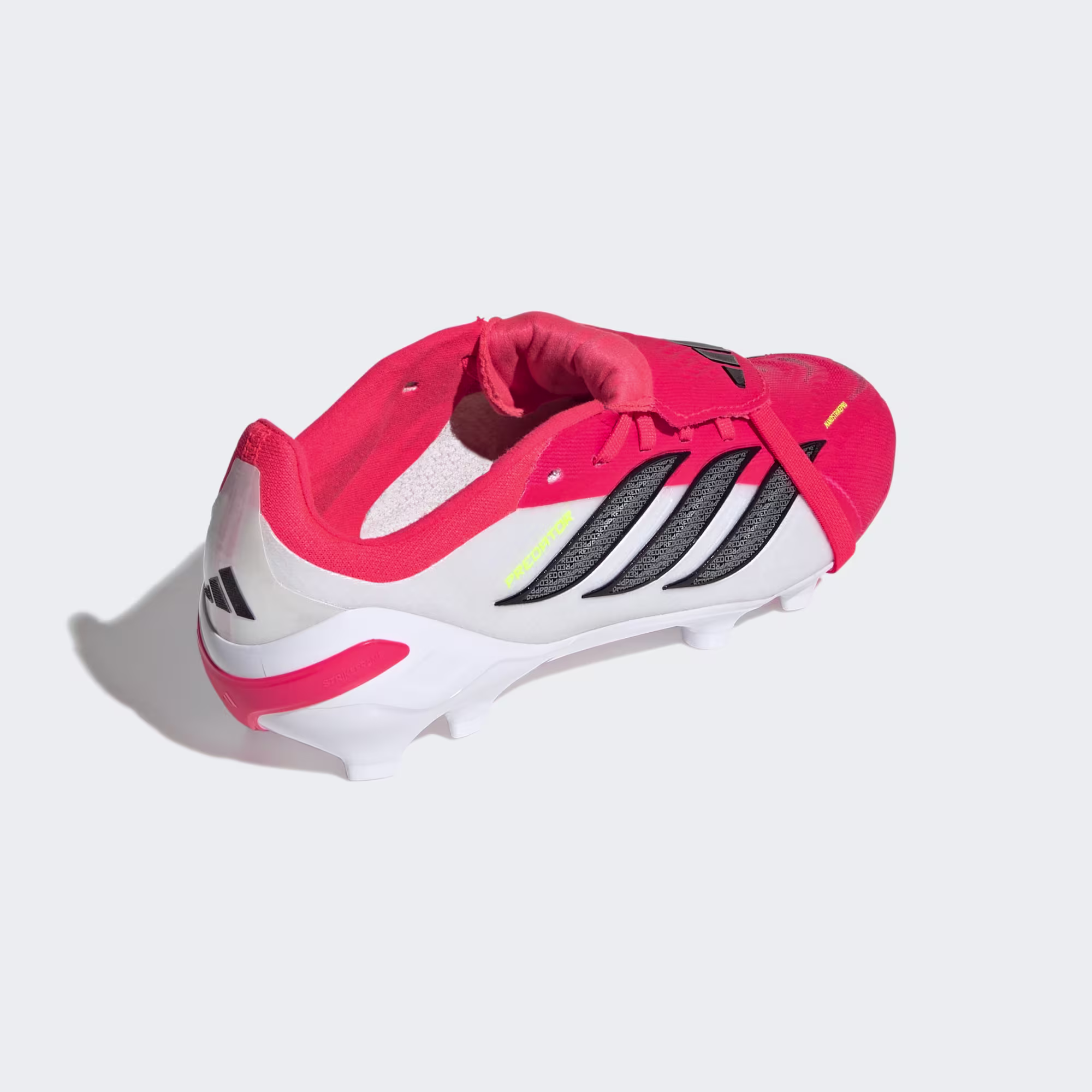 JS0391 F Scarpe calcio ADIDAS PREDATOR ELITE FT FG Junior Lucid Red