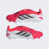 JS0391 H Scarpe calcio ADIDAS PREDATOR ELITE FT FG Junior Lucid Red