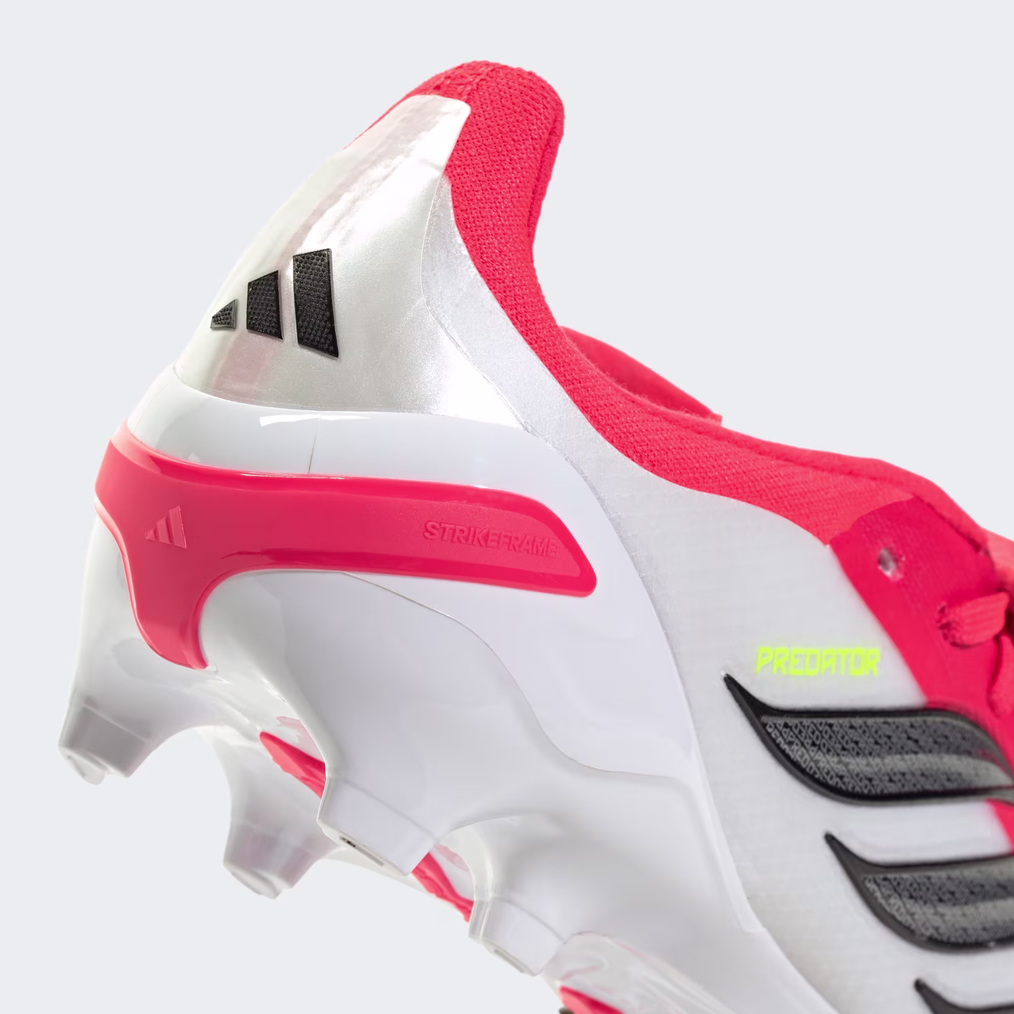 JS0391 L Scarpe calcio ADIDAS PREDATOR ELITE FT FG Junior Lucid Red