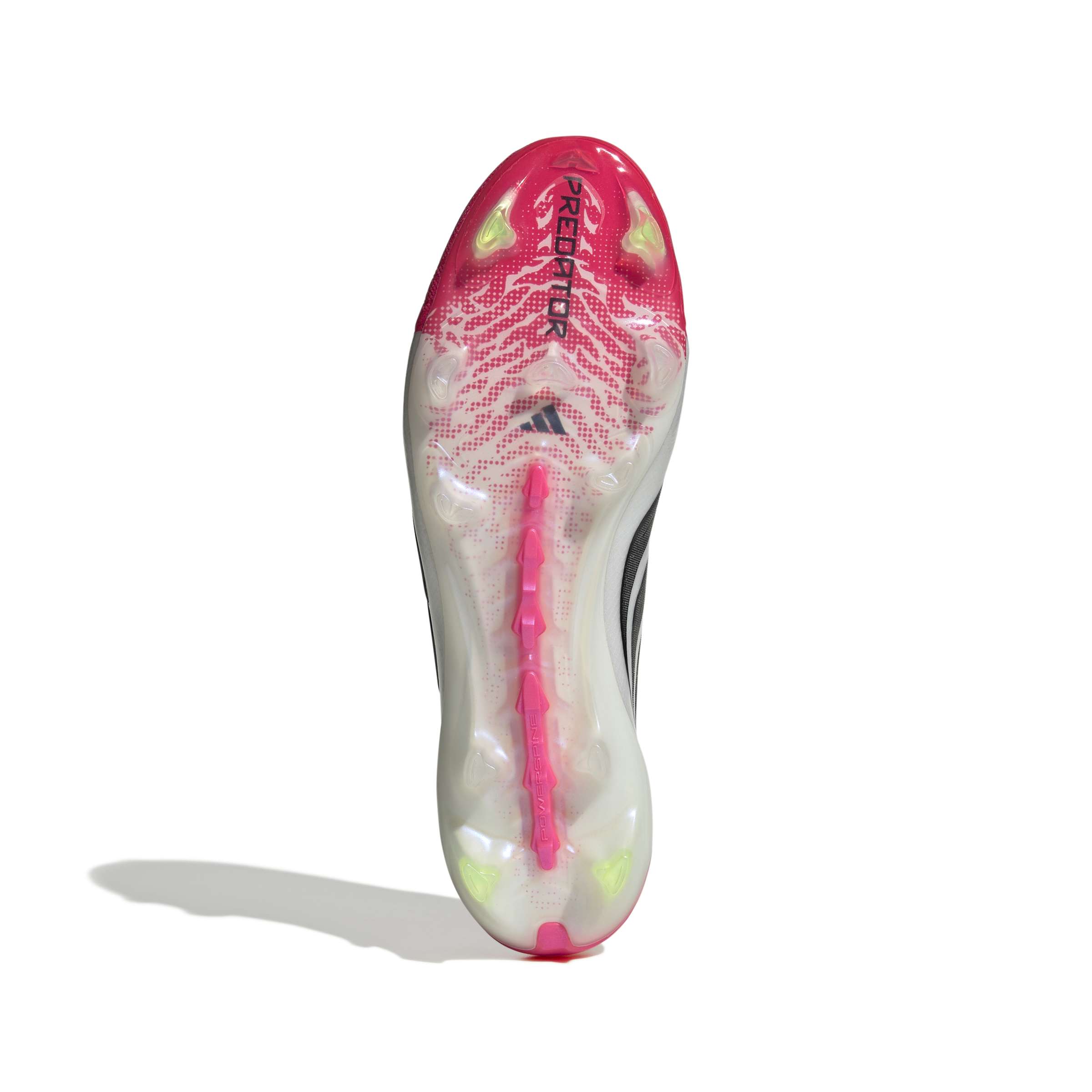 JS0407_3_FOOTWEAR_Photography_Bottom View_white Scarpe calcio ADIDAS PREDATOR ELITE LL FG Lucid Red