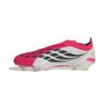 JS0407_4_FOOTWEAR_Photography_Side Medial Center View_white Scarpe calcio ADIDAS PREDATOR ELITE LL FG Lucid Red
