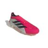 JS0407_5_FOOTWEAR_Photography_Front Lateral Top View_white Scarpe calcio ADIDAS PREDATOR ELITE LL FG Lucid Red