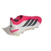 JS0407_6_FOOTWEAR_Photography_Back Lateral Top View_white Scarpe calcio ADIDAS PREDATOR ELITE LL FG Lucid Red