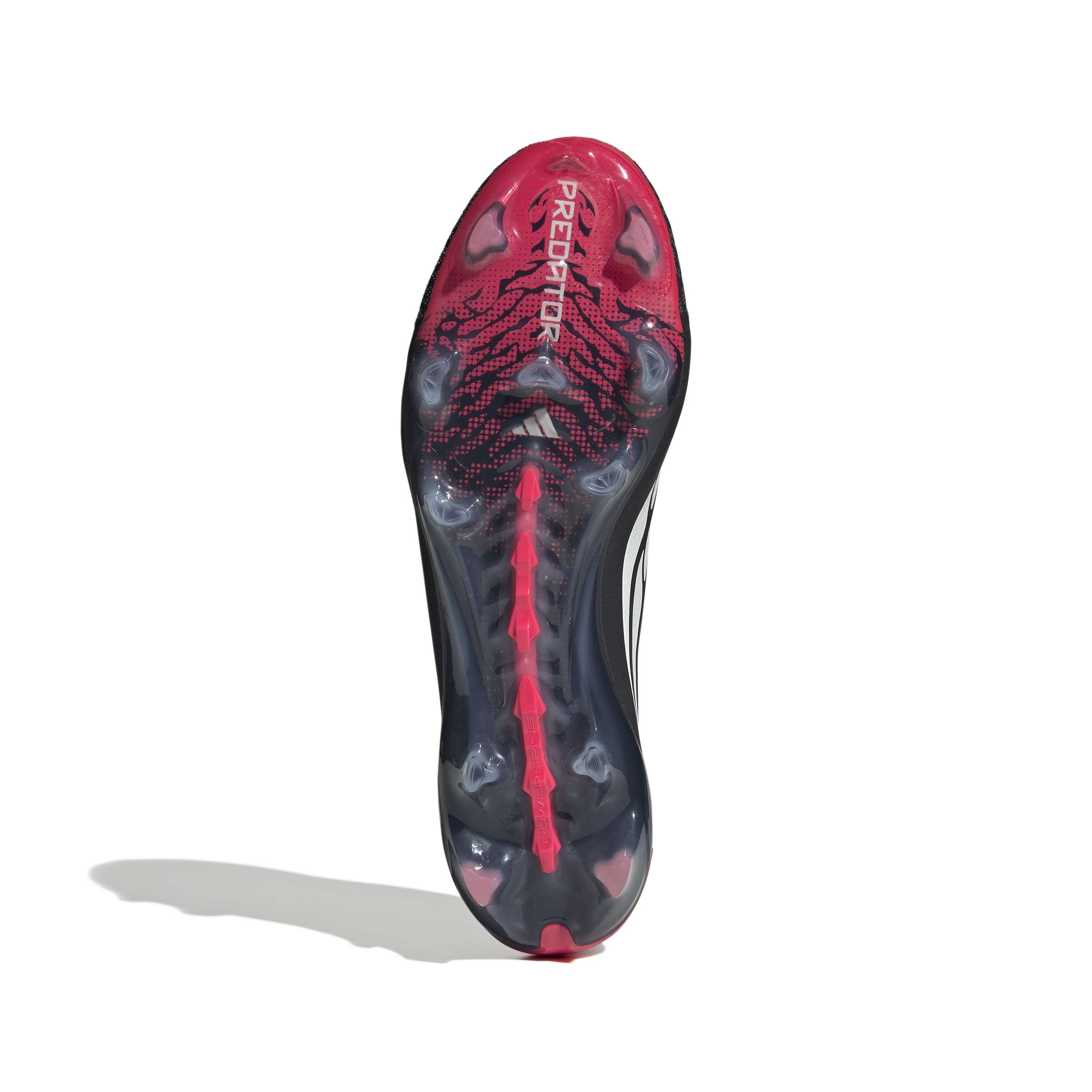 JS0408_3_FOOTWEAR_Photography_Bottom View_white Scarpe calcio ADIDAS PREDATOR ELITE LL FG Black White Lucid Red