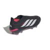 JS0408_6_FOOTWEAR_Photography_Back Lateral Top View_white Scarpe calcio ADIDAS PREDATOR ELITE LL FG Black White Lucid Red