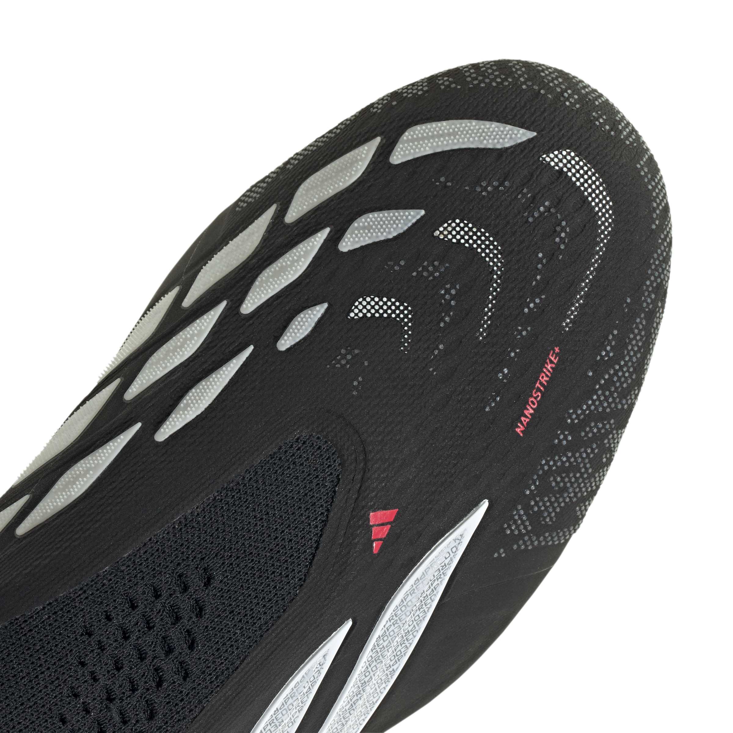 JS0408_8_FOOTWEAR_Photography_Detail View 2_white Scarpe calcio ADIDAS PREDATOR ELITE LL FG Black White Lucid Red