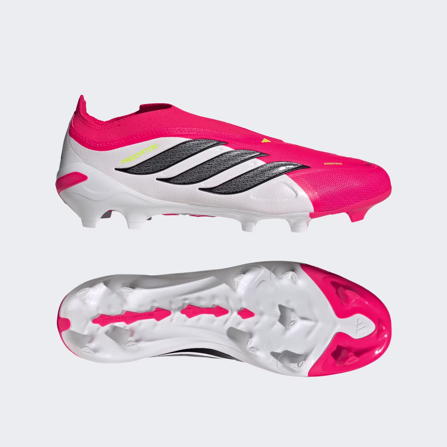 JS2997_22_model Scarpe calcio ADIDAS PREDATOR League LL FG Lucid Red