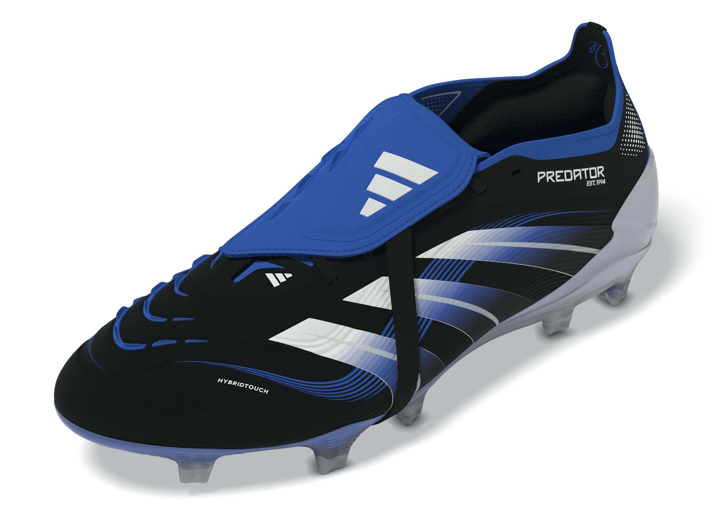 JS3106_10_FOOTWEAR_3D - Rendering_Side Lateral Left View_white Scarpe calcio ADIDAS PREDATOR ELITE FT FG BELLINGHAM