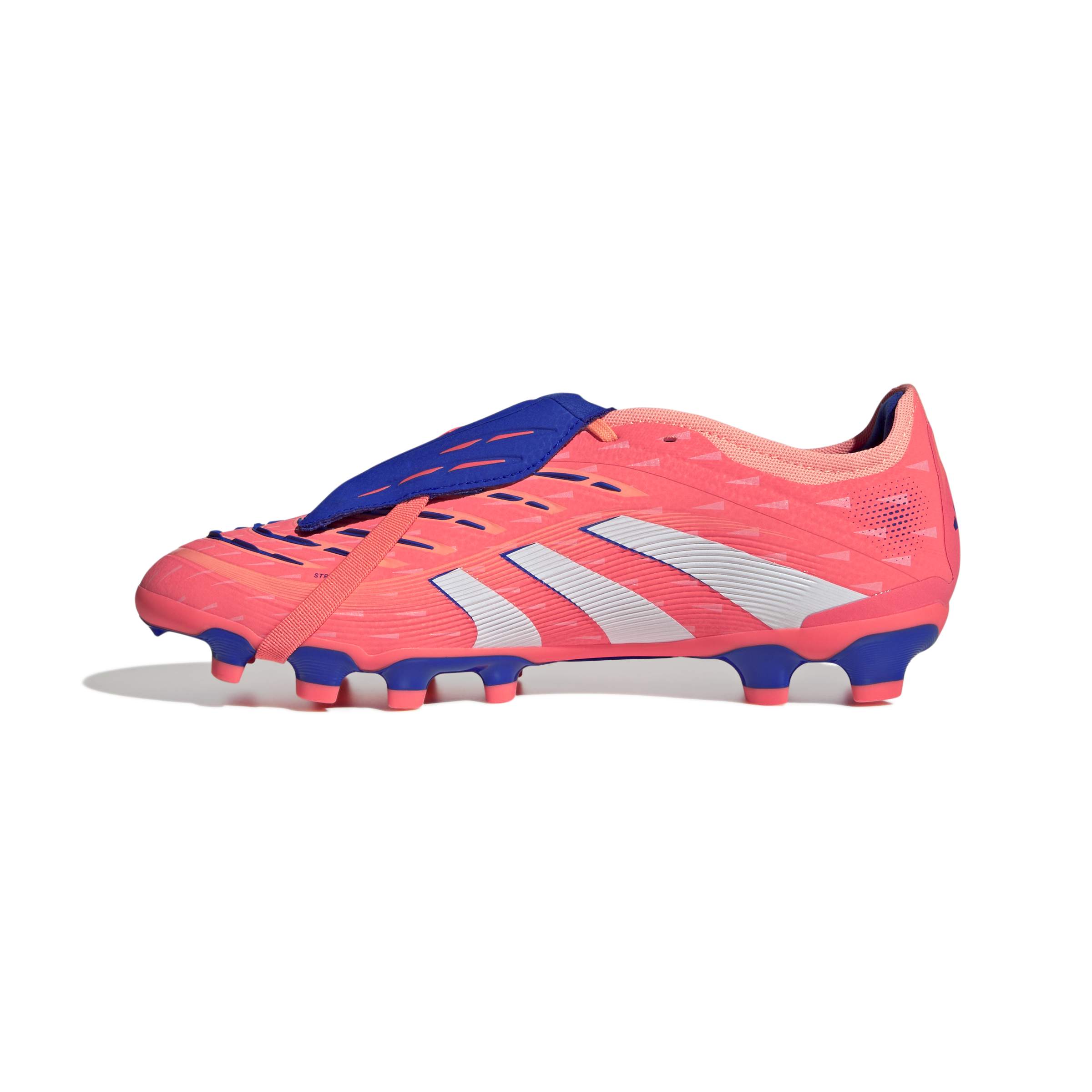 JS4075_4_FOOTWEAR_Photography_Side Medial Center View_white Scarpe calcio ADIDAS PREDATOR PRO FT MG Coral