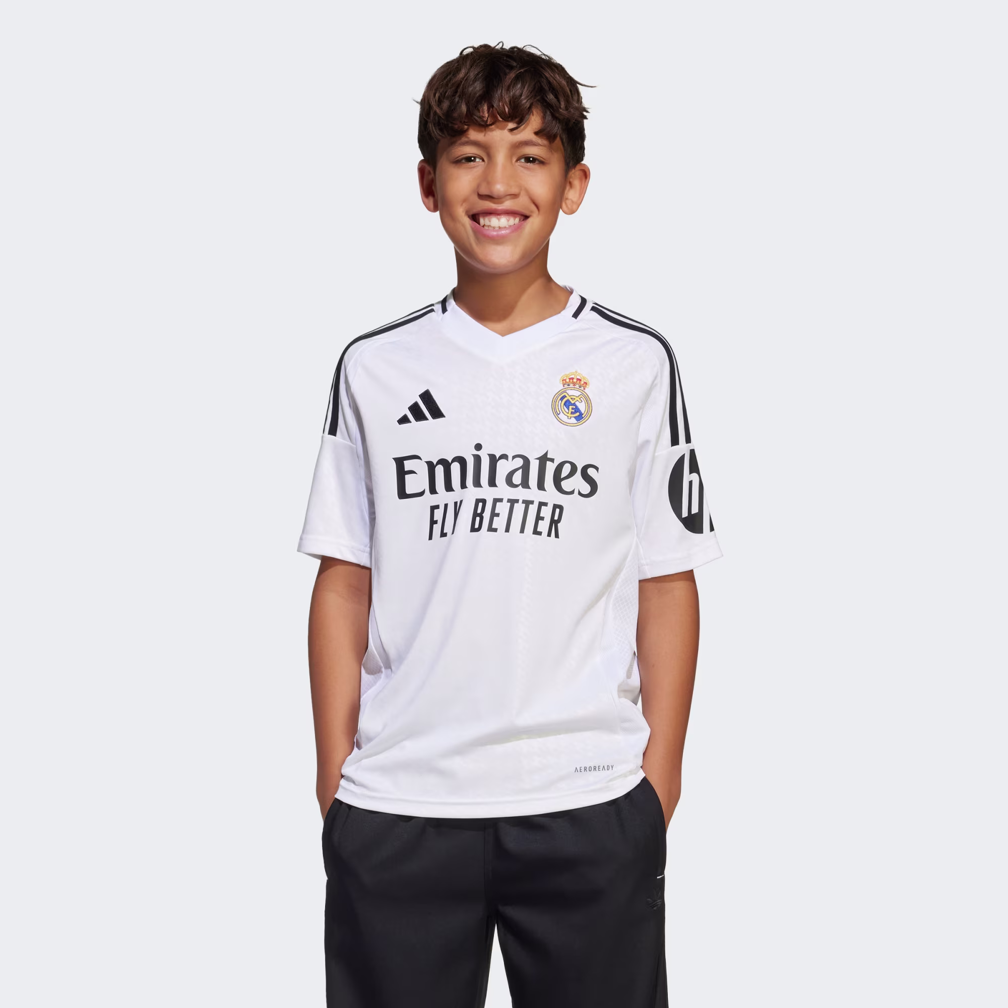 JX2139_21_model Maglia HOME 24/25 REAL MADRID JUNIOR