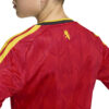 JZ5988_7_APPAREL_On Model_Detail View 2_white ADIDAS Maglia Home BELGIO 26 Junior