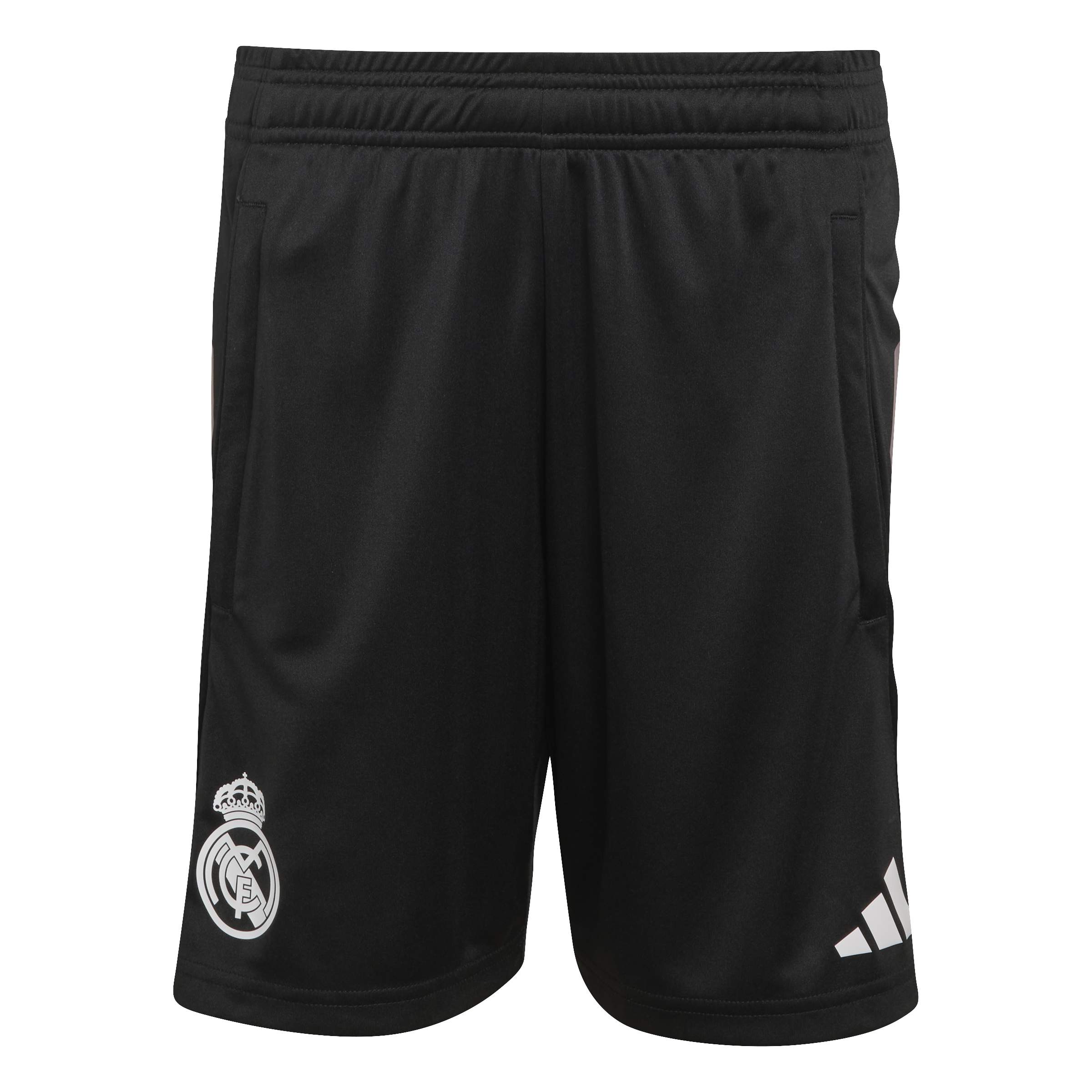 JZ9014_1_APPAREL_Photography_Front Center View_white SHORT Allenamento 25/26 REAL MADRID Junior