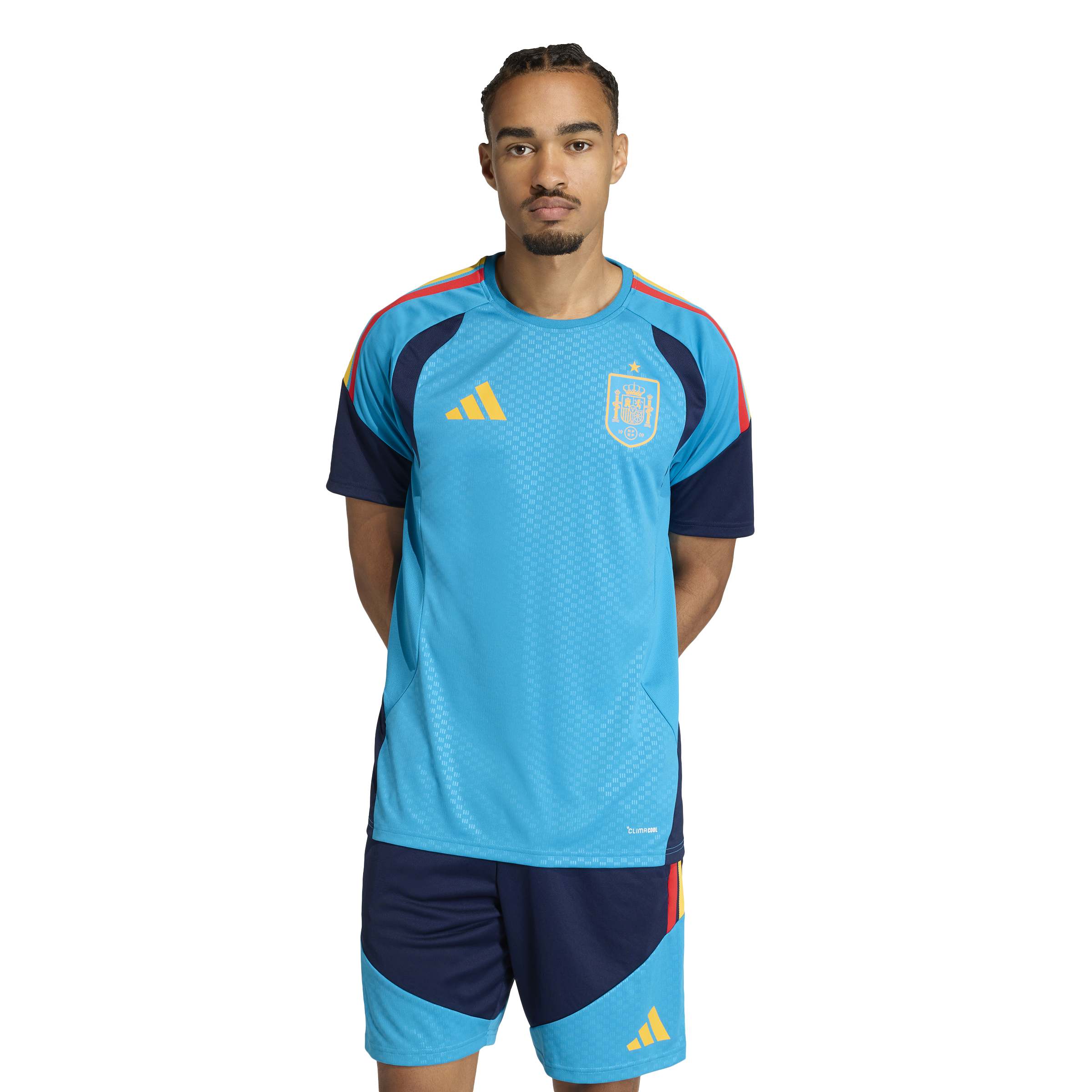 KA8193_3_APPAREL_On Model_Standard View_white ADIDAS Maglia Allenamento 26 SPAGNA