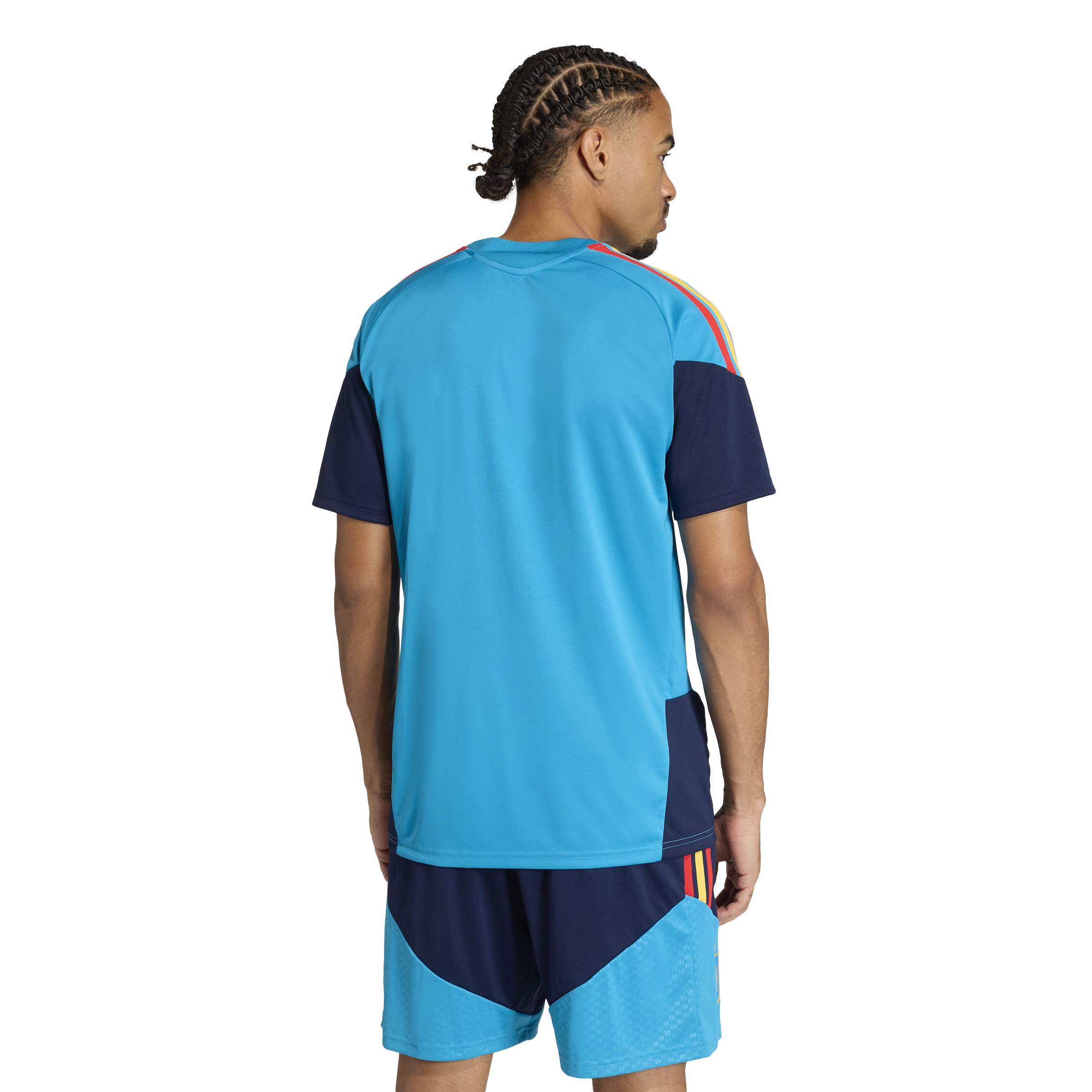 KA8193_4_APPAREL_On Model_Back View_white ADIDAS Maglia Allenamento 26 SPAGNA