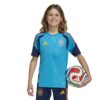 KB0679_3_APPAREL_On Model_Standard View_white ADIDAS Maglia Allenamento SPAGNA 26 Junior