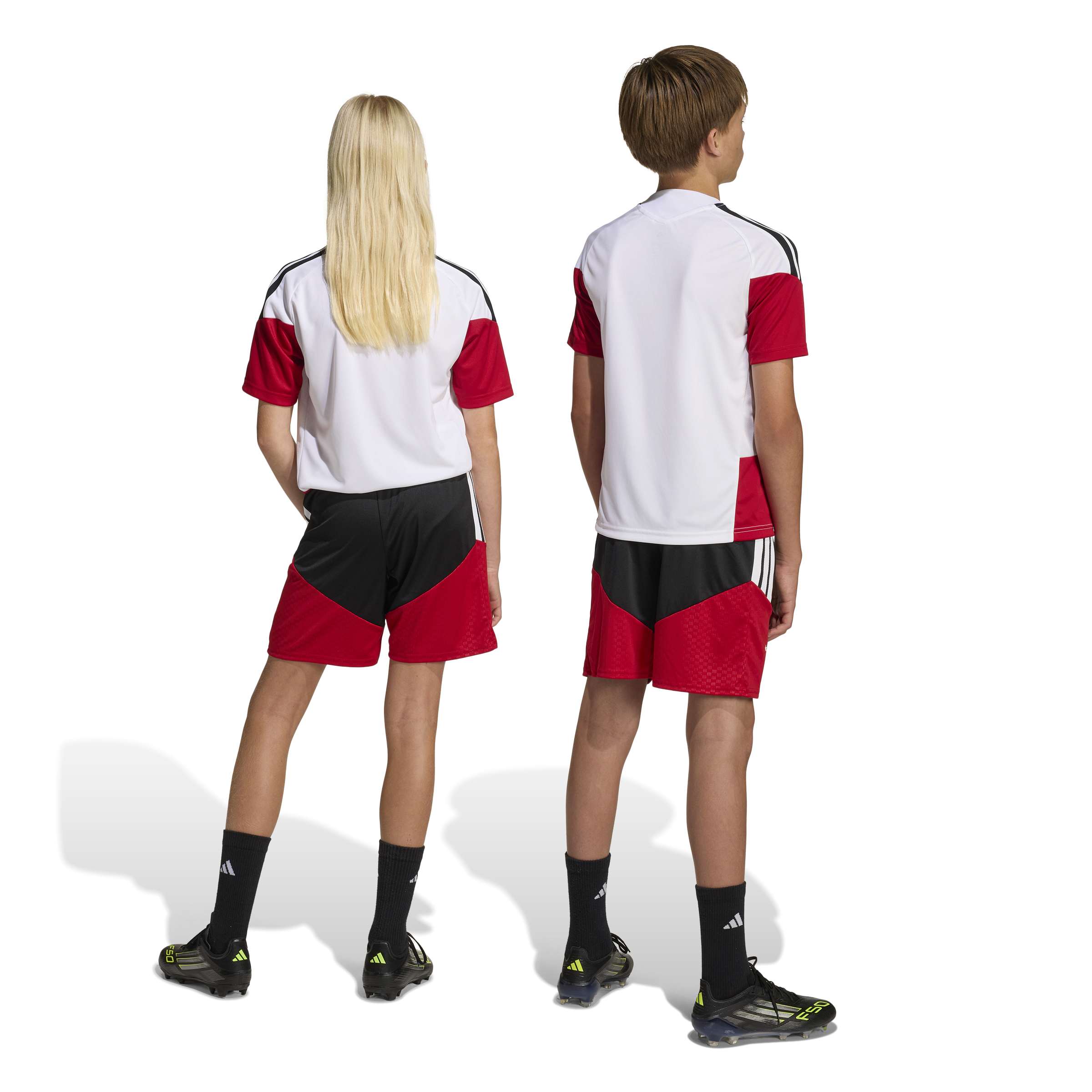 KB4466_7_APPAREL_On Model_Standard Unisex Back View_white ADIDAS Short Allenamento GERMANIA 26 Junior