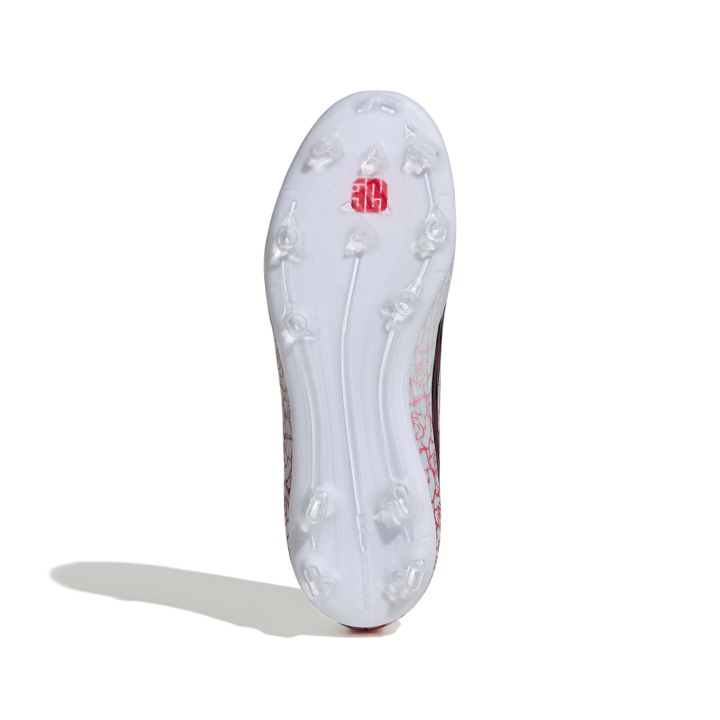 KJ3780_3_FOOTWEAR_Photography_Bottom View_white Scarpa calcio ADIDAS F50 LEAGUE LL FG/MG Junior