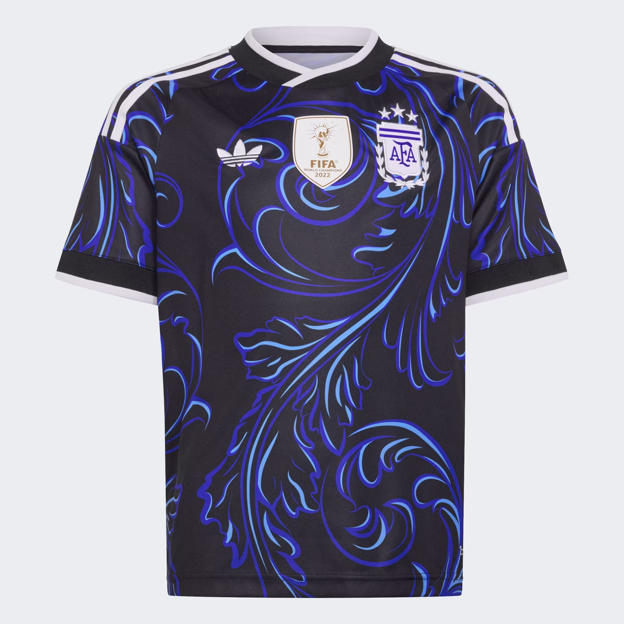 Maglia_Away_Argentina_26_Kids_Nero_KB0626_01_laydown ADIDAS Maglia Away 26 ARGENTINA Junior