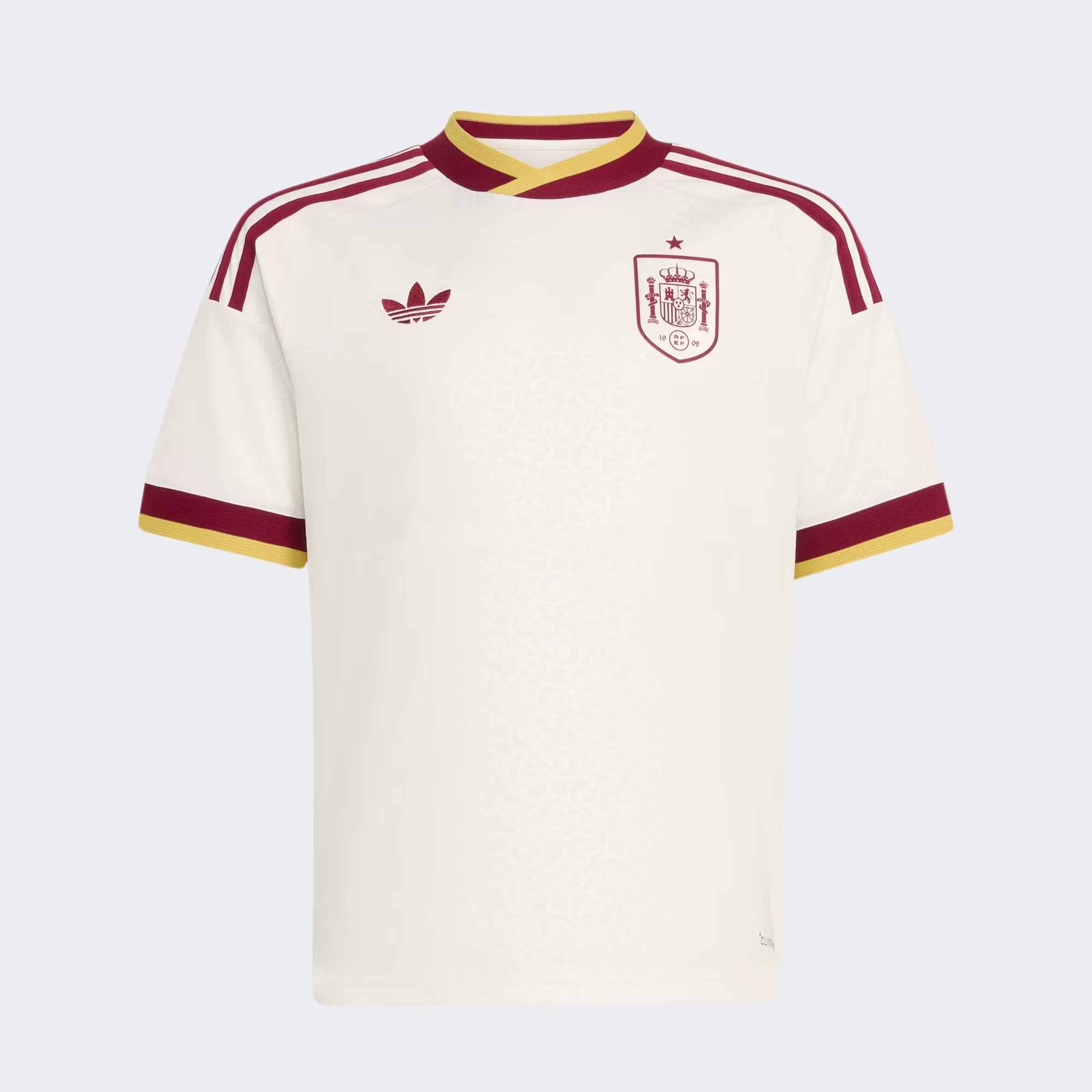 Maglia_Away_Spagna_26_Bambini_e_bambine_Bianco_JZ5728_01_laydown ADIDAS Maglia Away SPAGNA 26 Junior