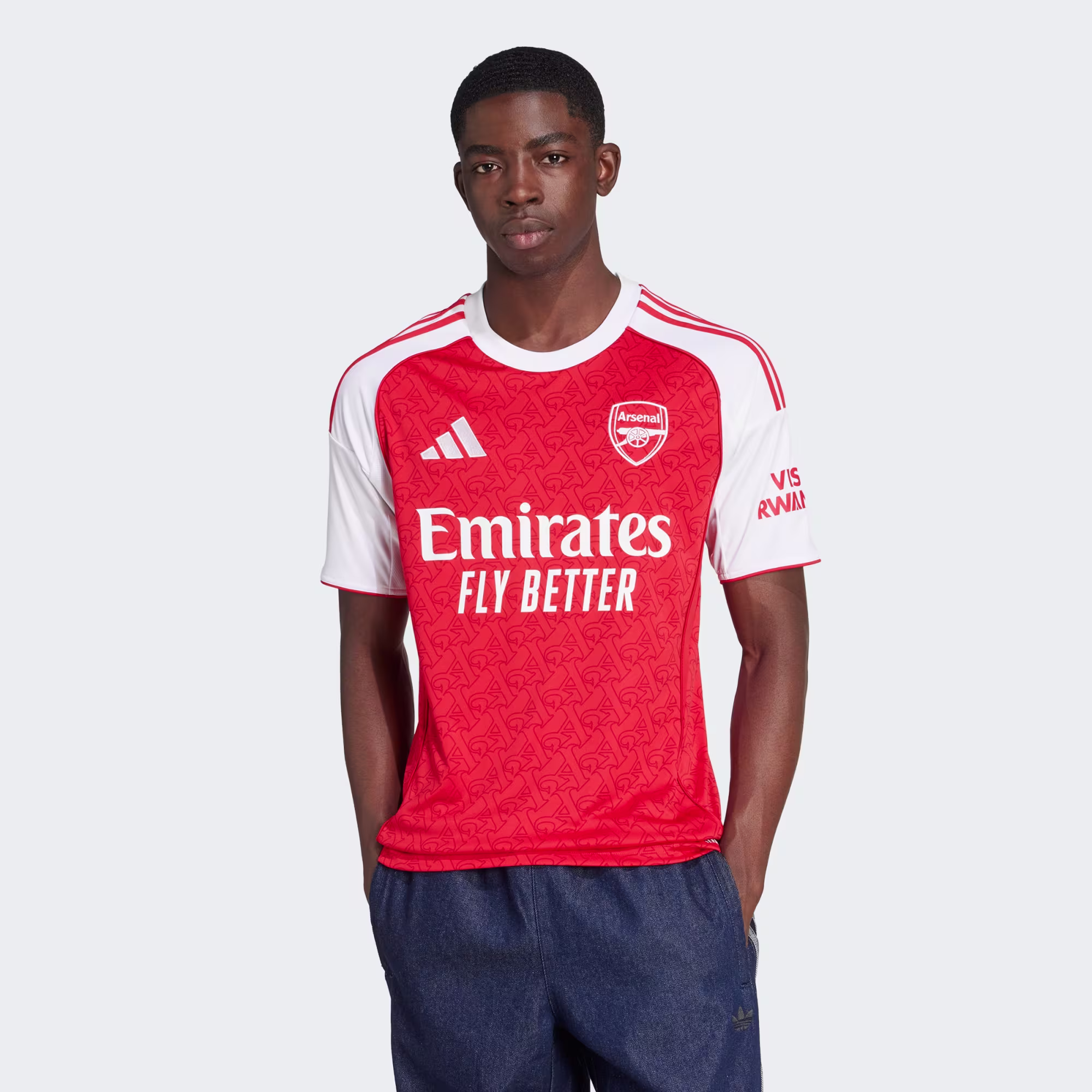 Maglia_Home_25-26_Arsenal_FC_Rosso_JI9517_21_model Maglia Home ARSENAL FC 25/26