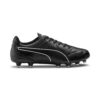 scarpe da calcio Puma morbida tomaia in pelle pieno fiore suola in leggero TPU con tacchetti conici, il logo KING sulla linguetta Adatte per l’utilizzo su superfici solide naturali