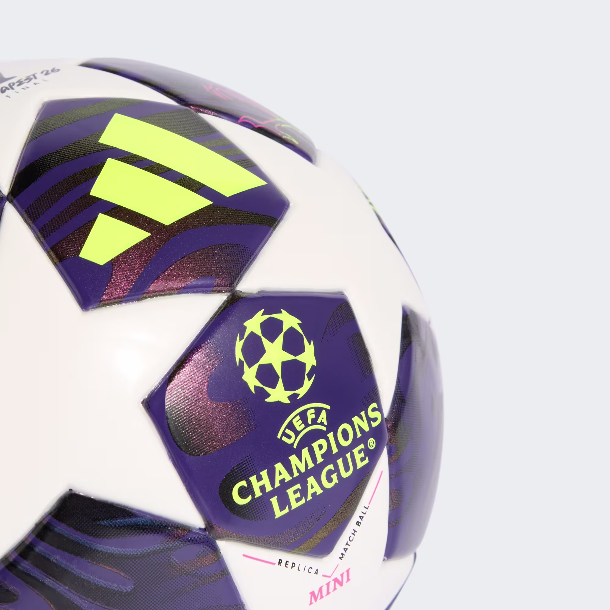 Pallone_Mini_Final_UEFA_Champions_League_Viola_JX9099_42_detail Pallone MINI FINALE BUDAPEST UCL 25/26 ADIDAS