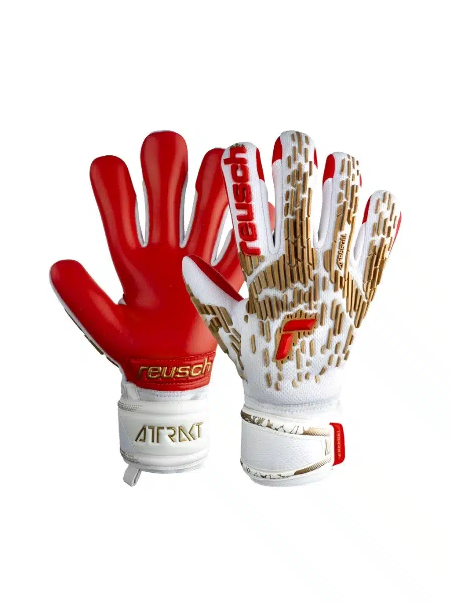 Reusch Attrakt Freegel Silver 5370235 1011 1011 2 Guanto portiere REUSCH ATTRAKT FREEGEL SILVER Gold