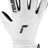 Reusch Attrakt Freegel Silver 5470035 1101 white black front Guanto portiere REUSCH ATTRAKT FREEGEL SILVER White