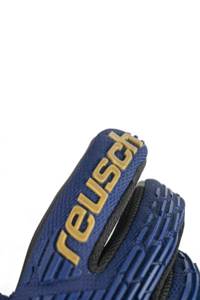 Reusch Attrakt Freegel Silver Junior 5472235 4411 4411 2 Guanto portiere ATTRAKT FREEGEL SILVER Junior Blue Gold