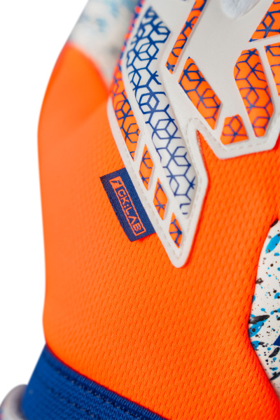Reusch Attrakt Fusion 5570983 2500 2500 3 Guanto portiere REUSCH ATTRAKT FUSION Orange Blue