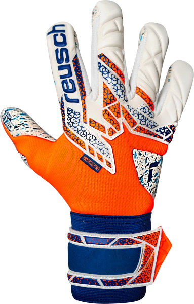 Reusch Attrakt Fusion 5570983 2500 2500 front Guanto portiere REUSCH ATTRAKT FUSION Orange Blue