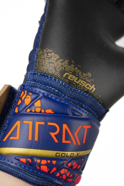 Guanto portiere ATTRAKT GOLD X Junior Blue Gold