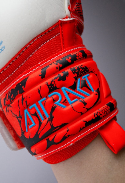 Reusch Attrakt Grip Junior 5372815 3334 black red 3 Guanto portiere ATTRAKT GRIP REUSCH Junior