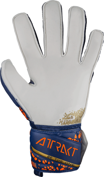 Reusch Attrakt Grip Junior 5472815 4410 4410 back Guanto portiere ATTRAKT GRIP REUSCH Junior Blue Gold