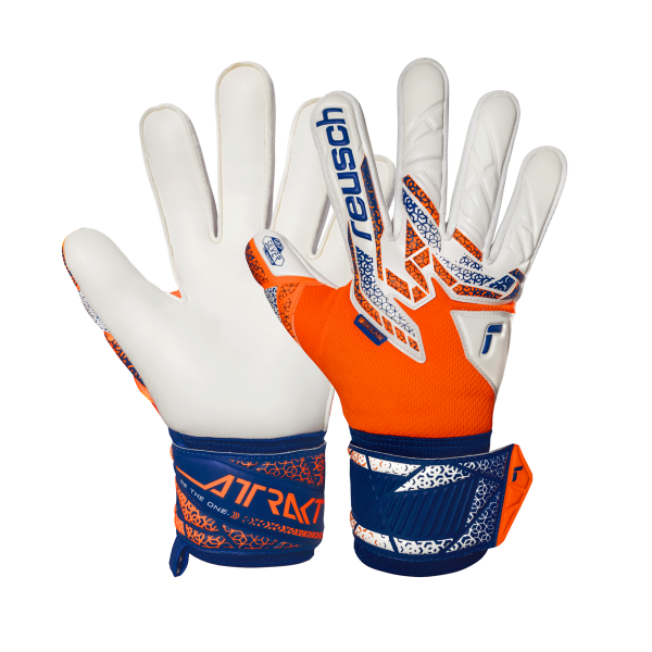 Reusch Attrakt Silver 5570214 2500 2500 1 Guanto portiere REUSCH ATTRAKT SILVER Orange Blue