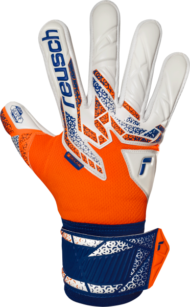 Reusch Attrakt Silver 5570214 2500 2500 front Guanto portiere REUSCH ATTRAKT SILVER Orange Blue