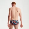 S8-00335416613 D Costume uomo SPEEDO 13.5 CM Brief Black Watermelon
