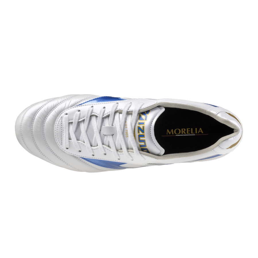 SH_P1GA241225_04 SCARPE calcio MIZUNO MORELIA II ELITE MD Biancoblu