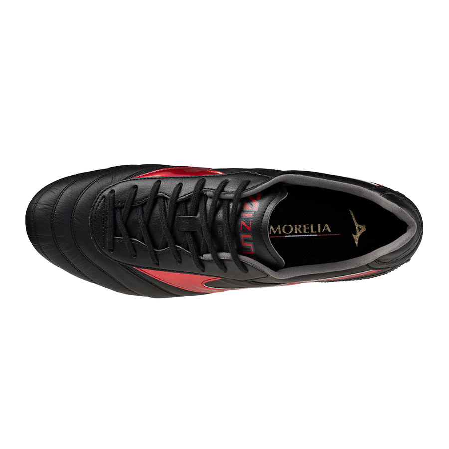 SCARPE calcio MIZUNO MORELIA II ELITE FG Black Red