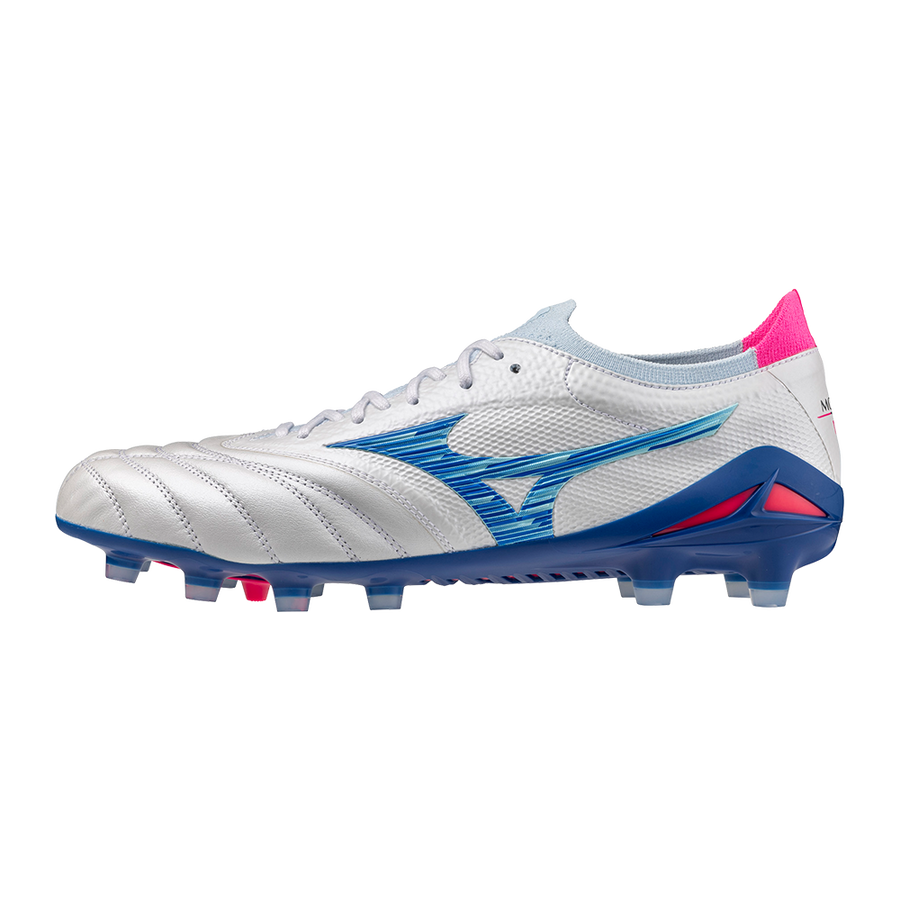 SCARPE calcio MIZUNO MORELIA NEO BETA JAPAN FG White Turquoise Pink