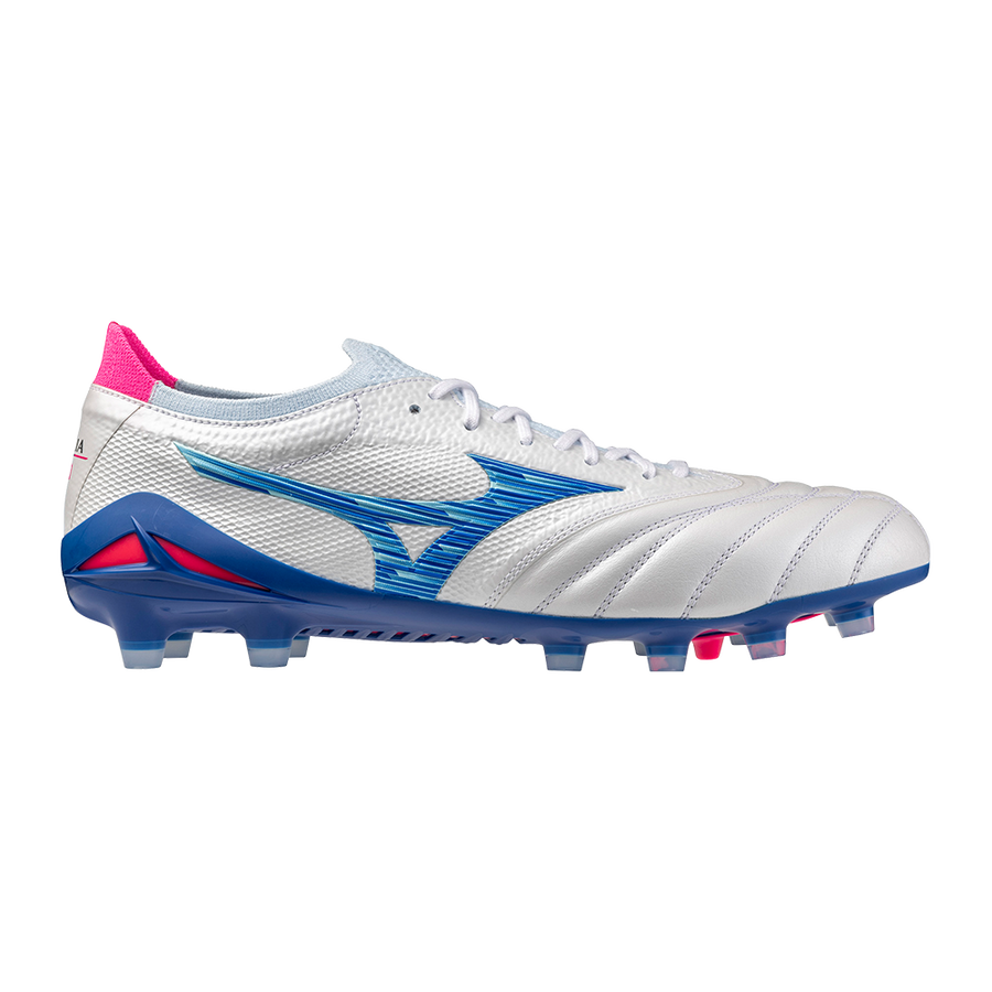 SCARPE calcio MIZUNO MORELIA NEO BETA JAPAN FG White Turquoise Pink