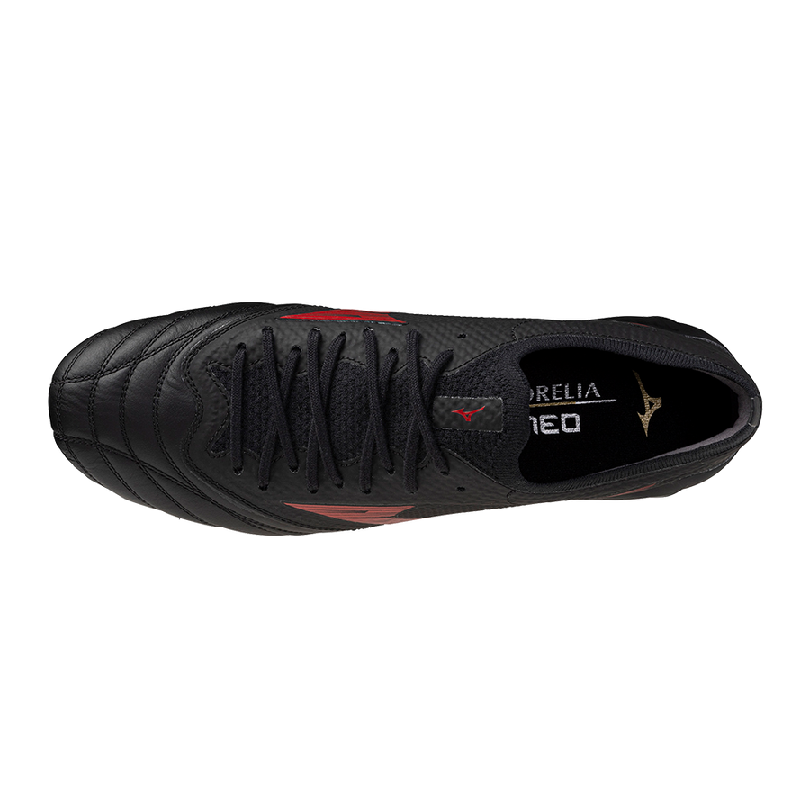 SH_P1GA254200_03 SCARPE calcio MIZUNO MORELIA NEO IV BETA ELITE MD Black Red