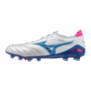 SCARPE calcio MIZUNO MORELIA NEO IV BETA ELITE MD White Turquoise Pink