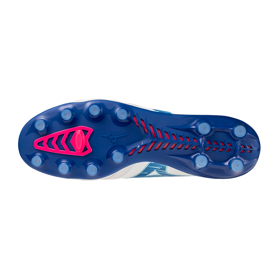 SCARPE calcio MIZUNO MORELIA NEO IV BETA ELITE MD White Turquoise Pink