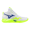 SH_V1GA254539_11 Scarpa Volley WAVE MOMENTUM PRO MID Mizuno White/Lightning Yellow