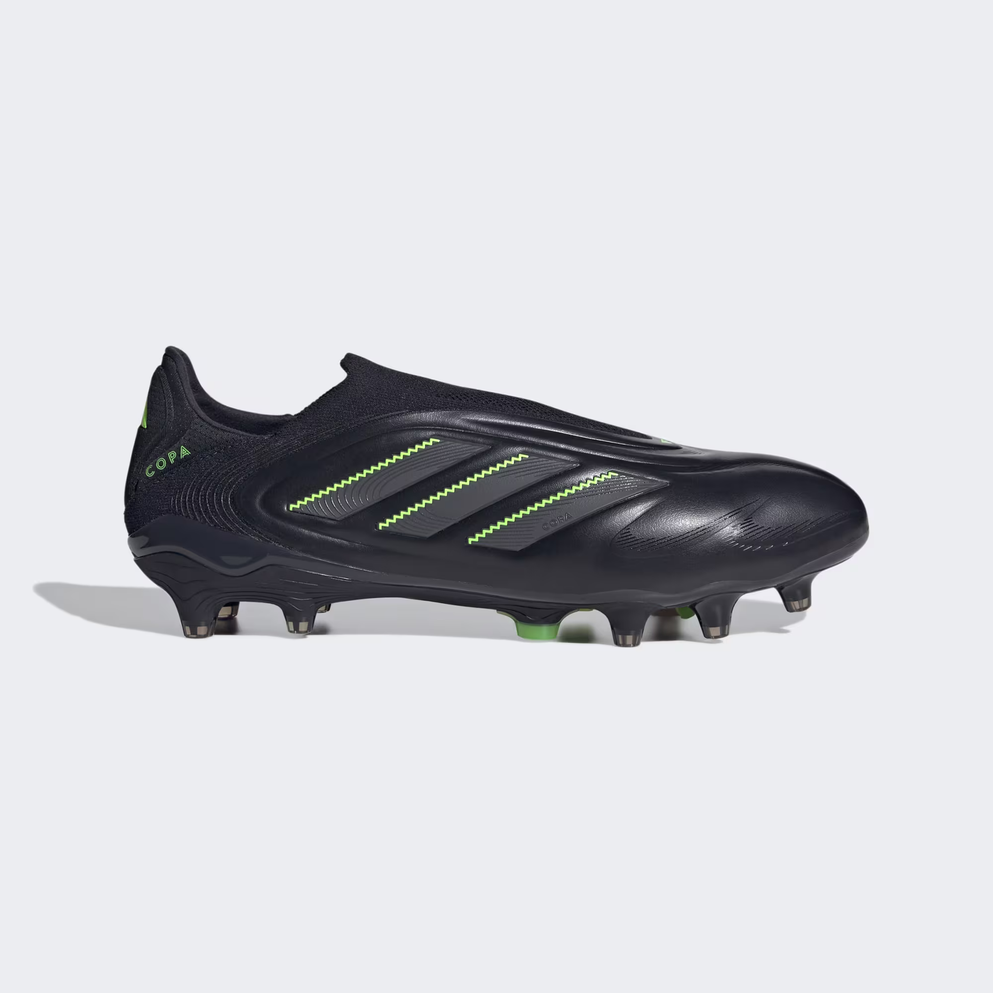 Scarpe_Copa_Pure_3_Elite_Laceless_per_terreni_compatti._Nero_JS0652_01_00_standard Scarpe da calcio ADIDAS COPA PURE 3 ELITE LL FG Black Grey Lemon