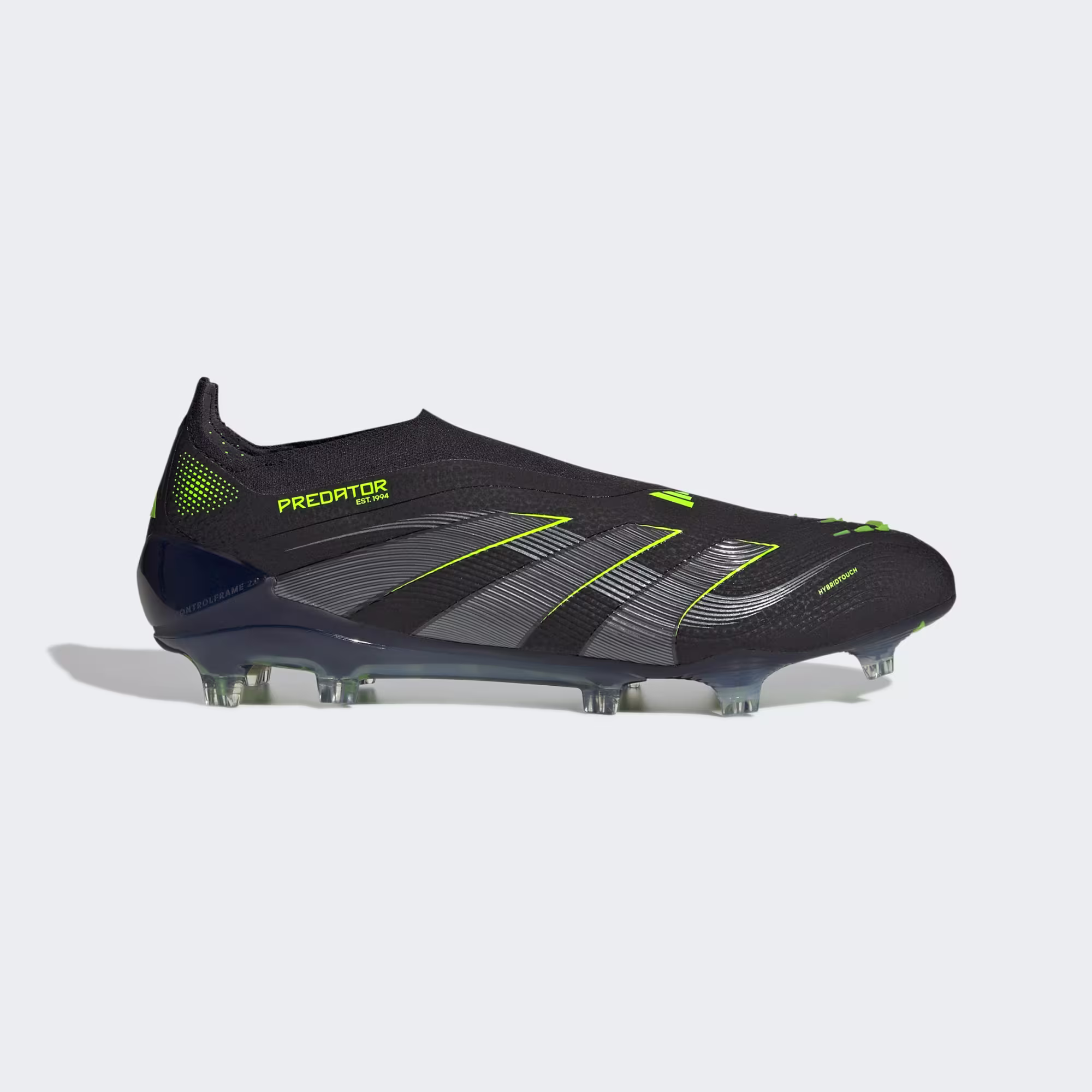 Scarpe calcio ADIDAS PREDATOR ELITE LL FG Black Carbon Lemon
